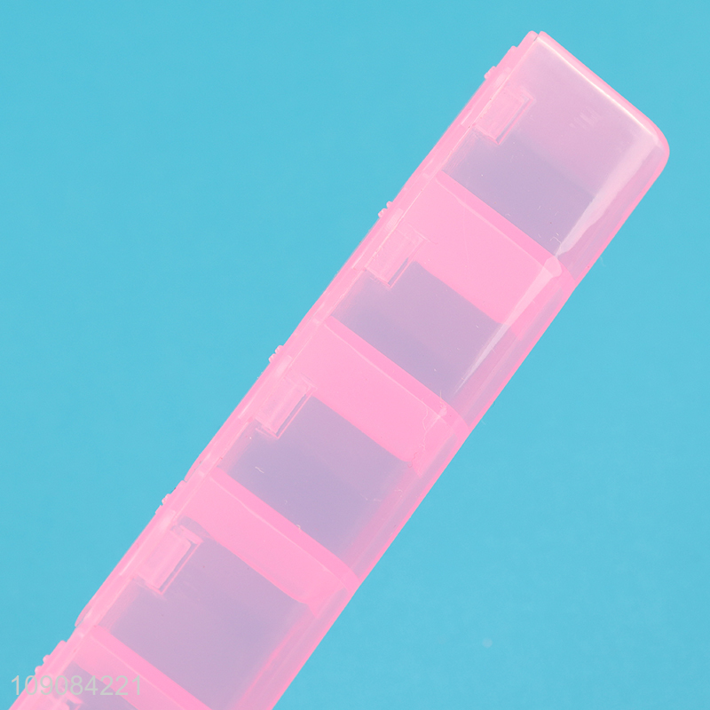 Top quality portable travel plastic 7days pill box medicine box