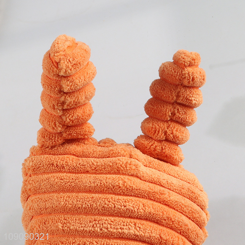 Latest products fox shape pet squeaky toys chew plush toys for sale