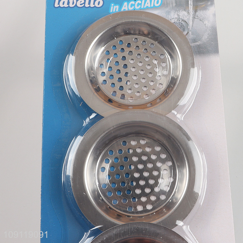 Factory Price 2 Pieces Stainless Steel Sink Drainer Sink Strainers for Kitchen