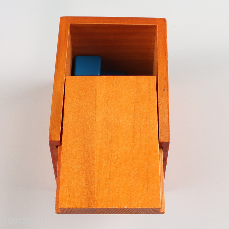 High Quality 3D Cube Puzzle Wooden Soma Cube Block Educational Toy