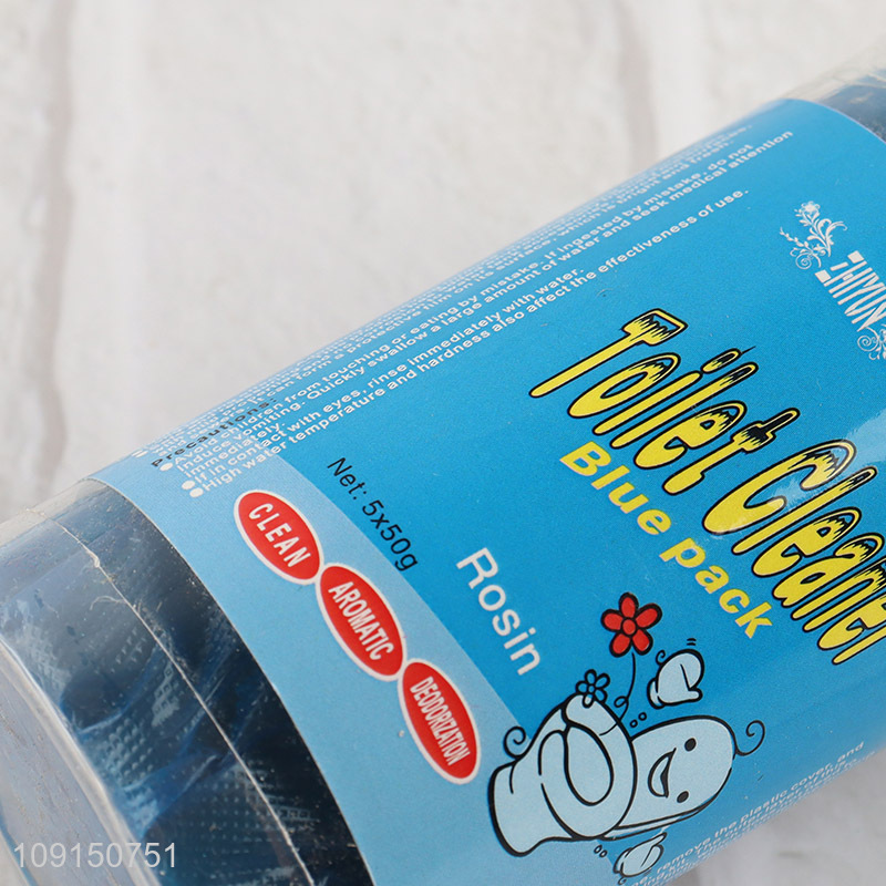 New Product 5PCS Automatic Toilet Bowl Cleaner Tablets with Long Lasting Effect