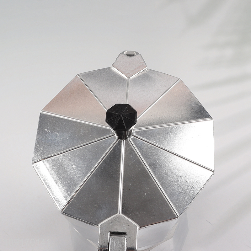 Factory Price Stovetop Espresso Maker Aluminum Espresso and Coffee Maker