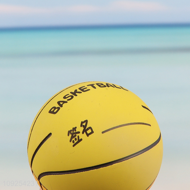 Popular products rubber bouncy ball stress ball toy mini basketball toys