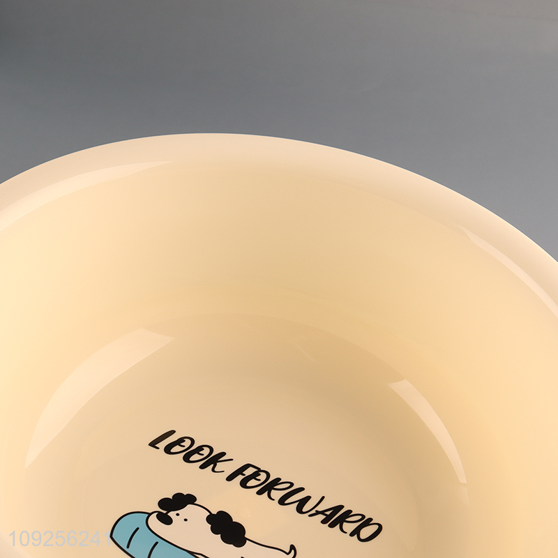 Good Quality Round Plastic Wash Basin Multi-Purpose Basin for Washing Face