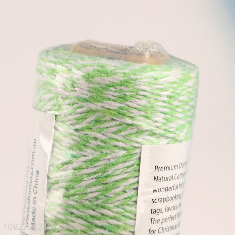 Hot products multicolor cotton wrapping twine diy packaging rope