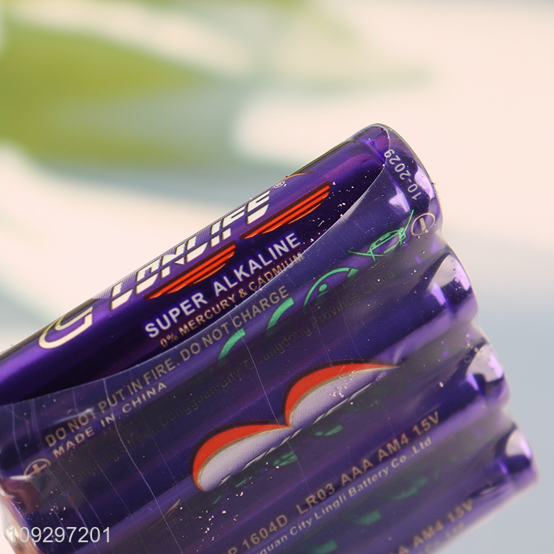 Factory price Number 7 / AAA / Alkaline zinc-manganese dry battery