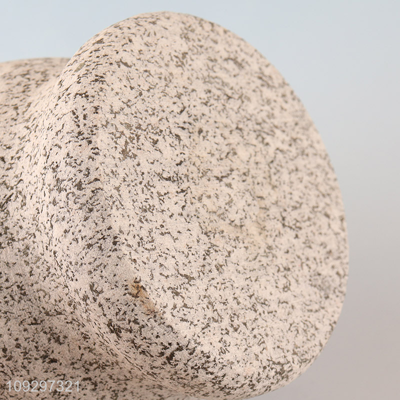 Good sale natural granite mortar and pestle set