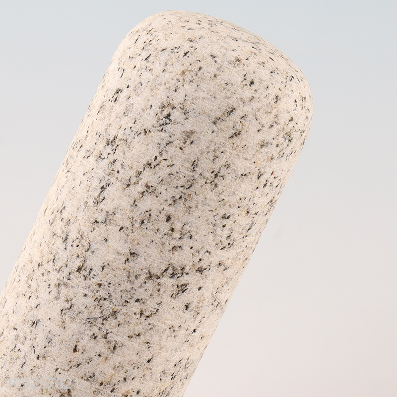 Good sale natural granite mortar and pestle set