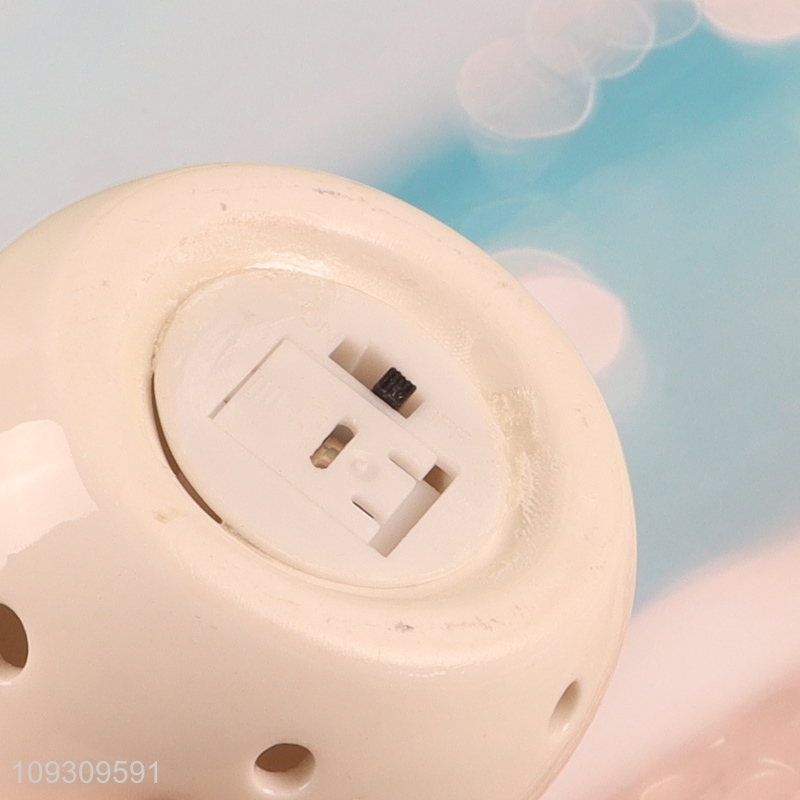 Online wholesale ceramic crafts ornament with led lights