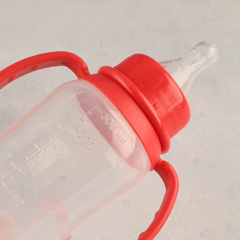 Good selling 300ml feeding bottle with handle