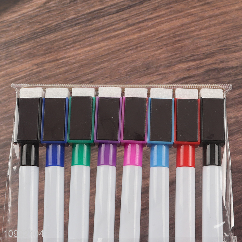 Top selling 8colors erasable whiteboard marker pen set