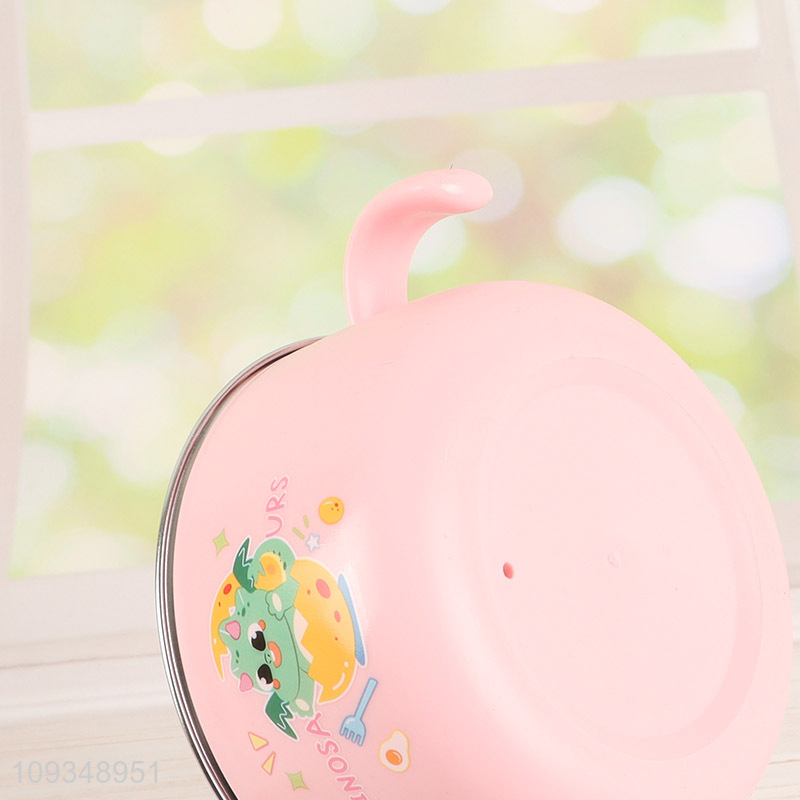 Good selling children stainless steel crown bowl