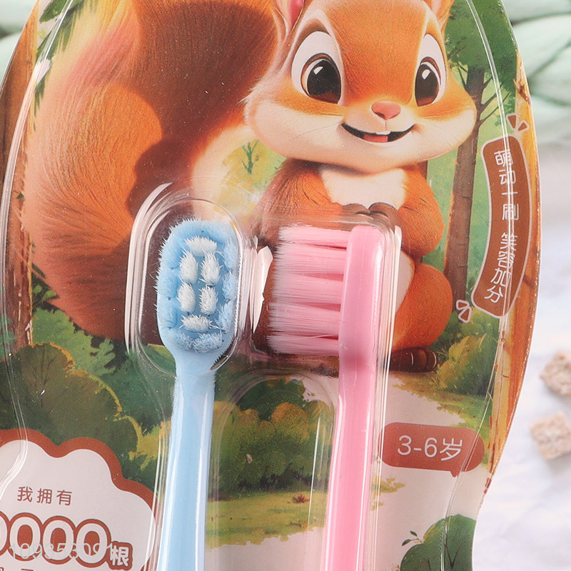 Best sale 2pcs cartoon children toothbrush