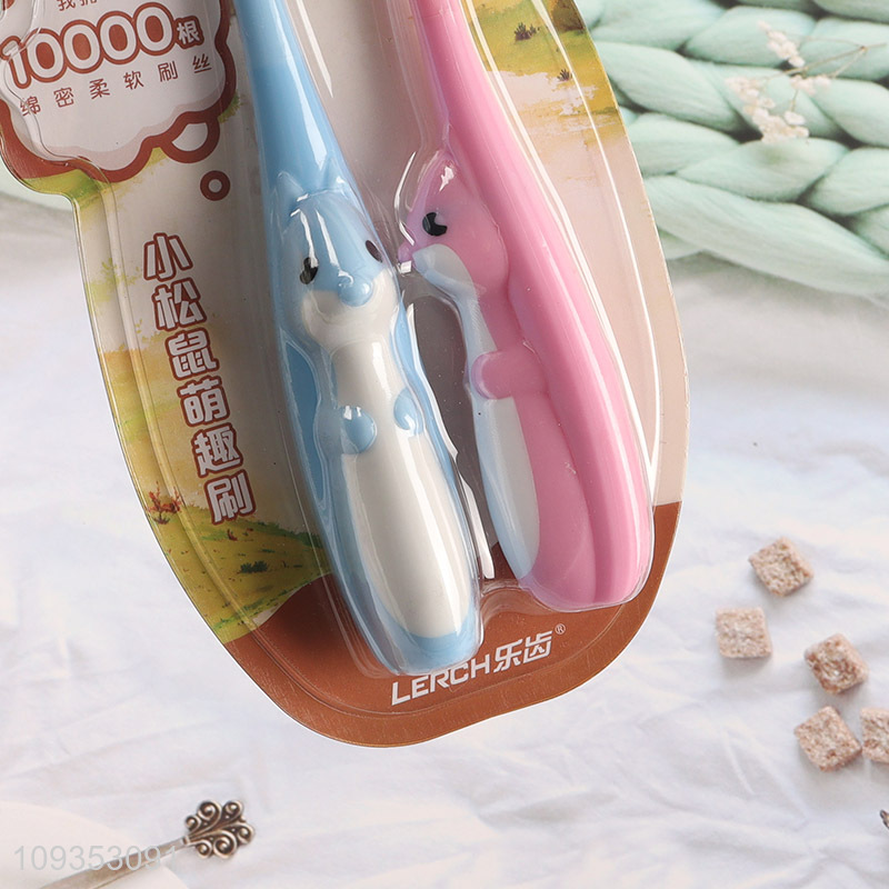 Best sale 2pcs cartoon children toothbrush
