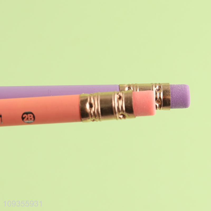 New arrival  students stationery 2B pencils set with sharpener