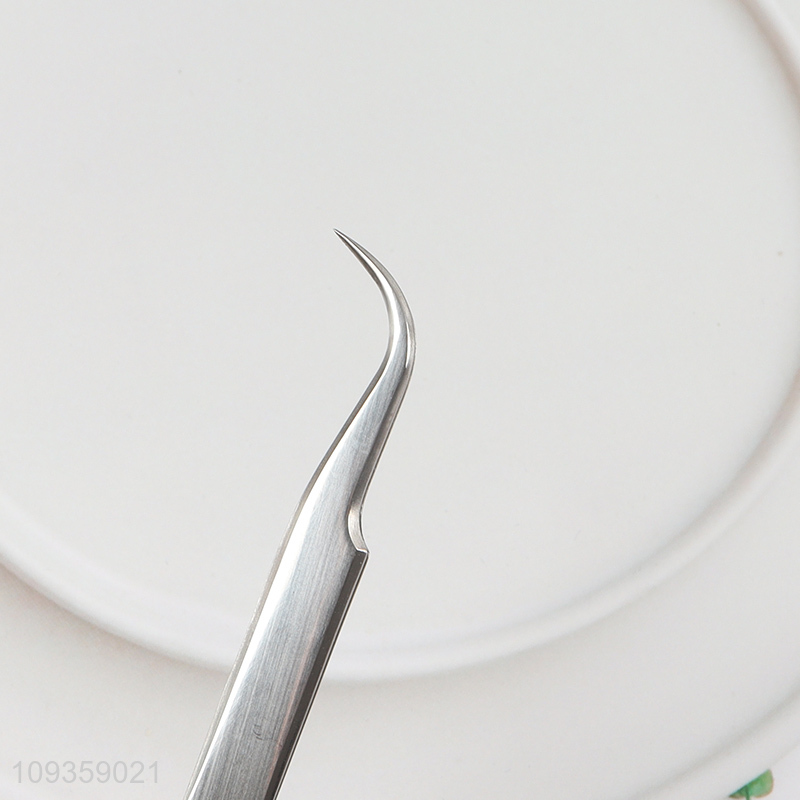 Hot products silver eyelash extension tweezers