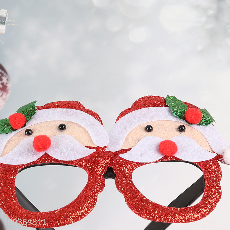 Top quality party glasses Christmas glasses Santa Claus glasses
