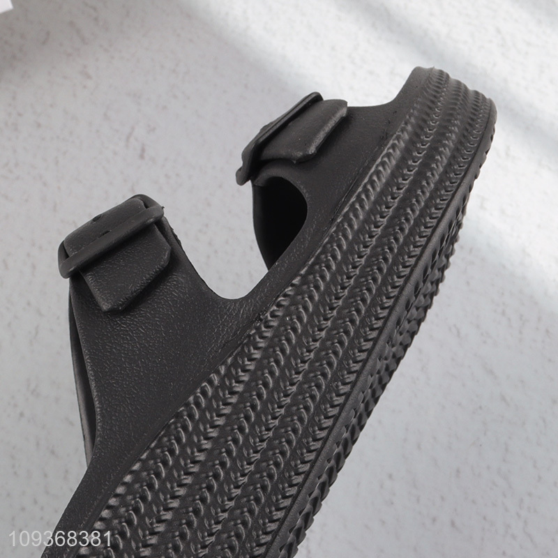 Good sale black non-slip summer slippers wholesale