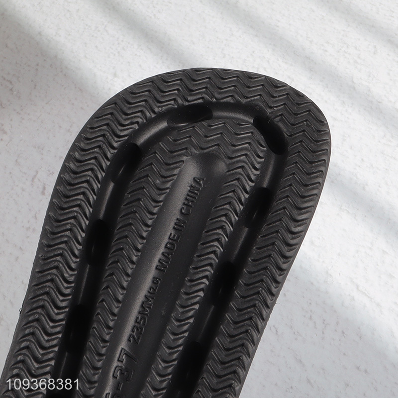 Good sale black non-slip summer slippers wholesale