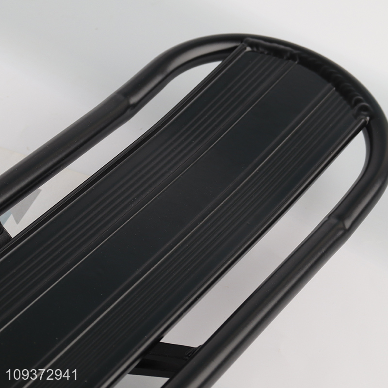 Top products black aluminum alloy mountain bike rear rack