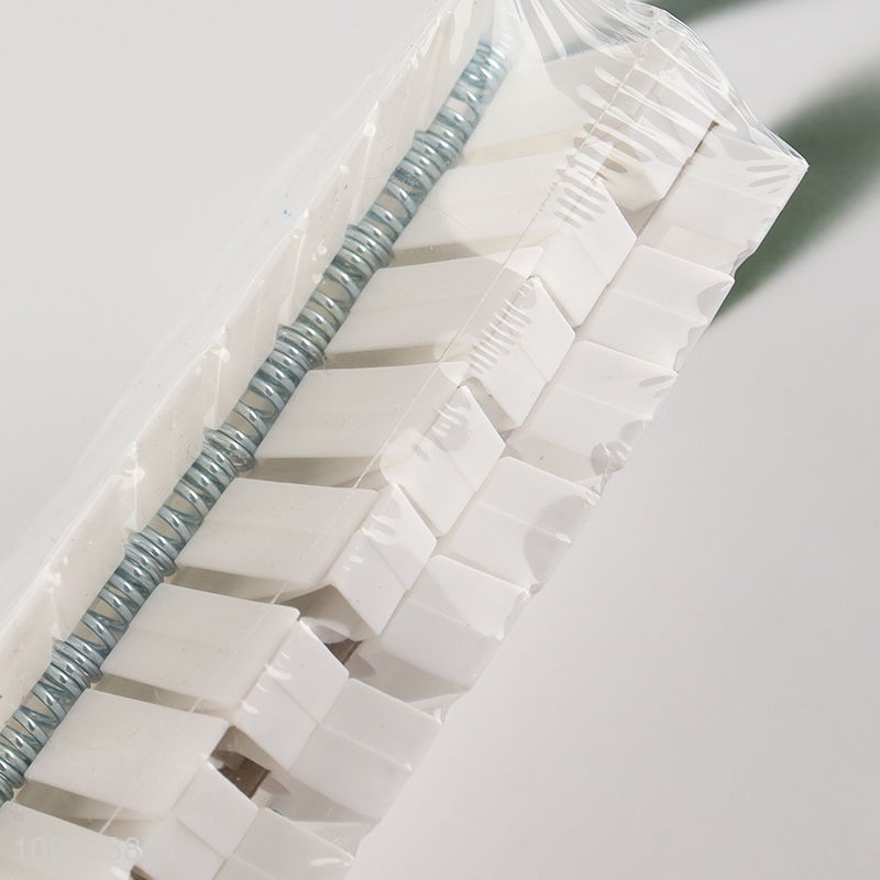 Wholesale white non-slip clothespin clothes clips
