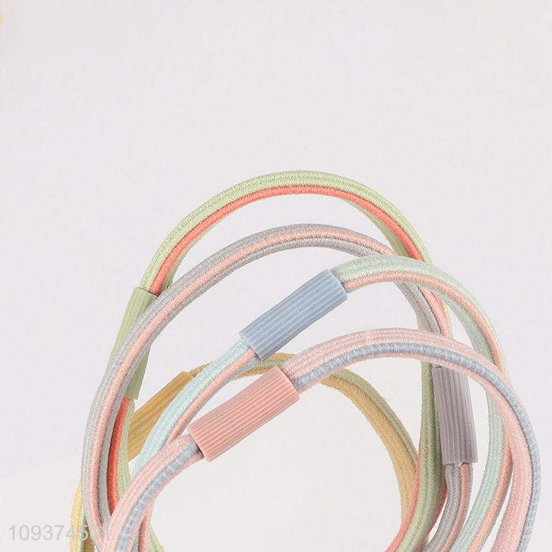 Top selling 5pcs multicolor hair rope hair bands