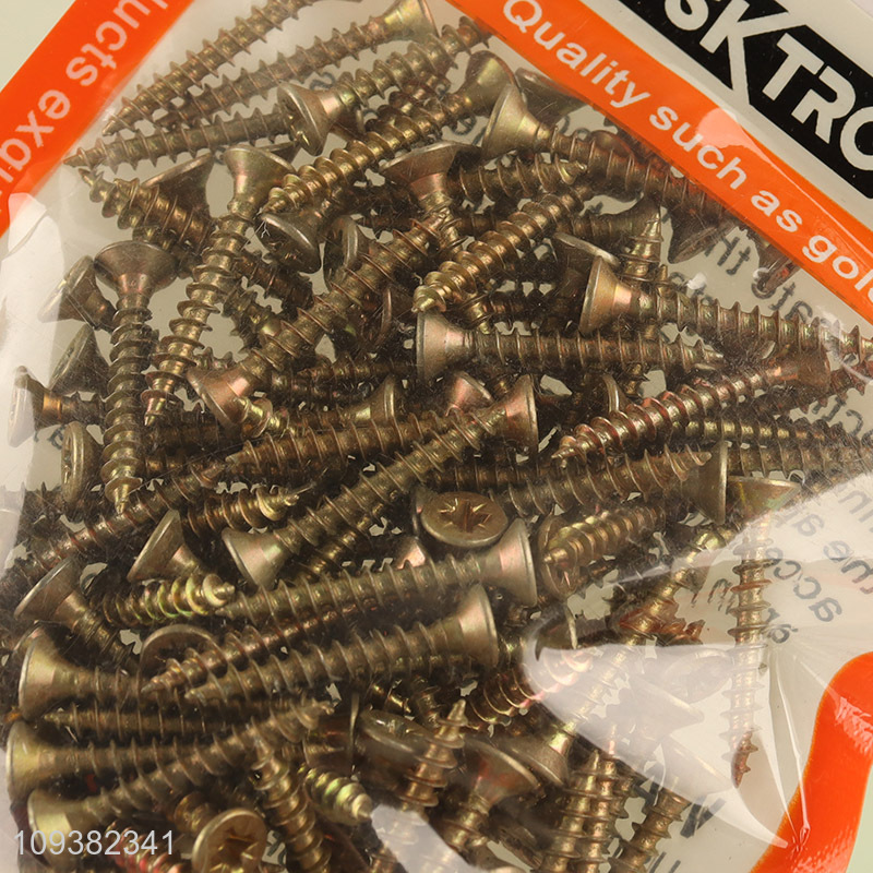 Hot sale 30pcs hardware tool chipboard screw set