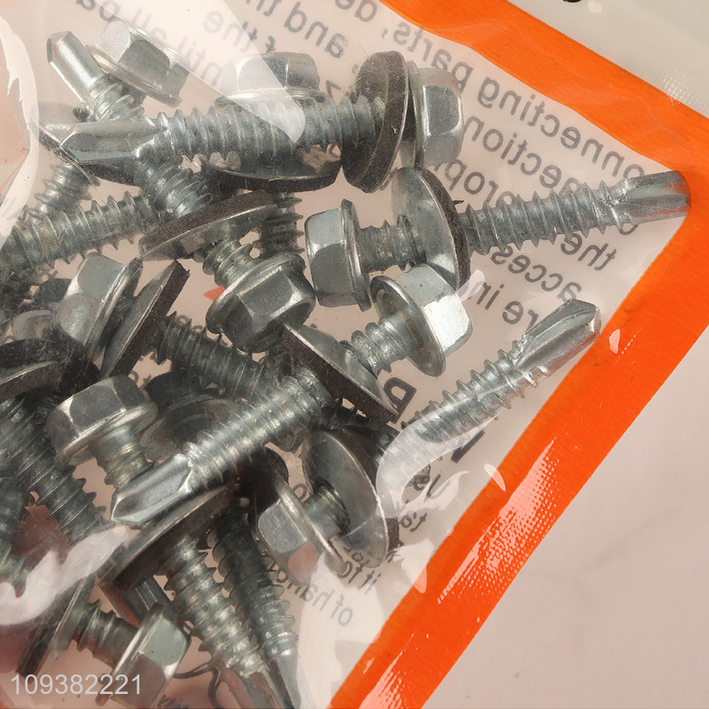 Factory supply professional self-driling screw with gaskets