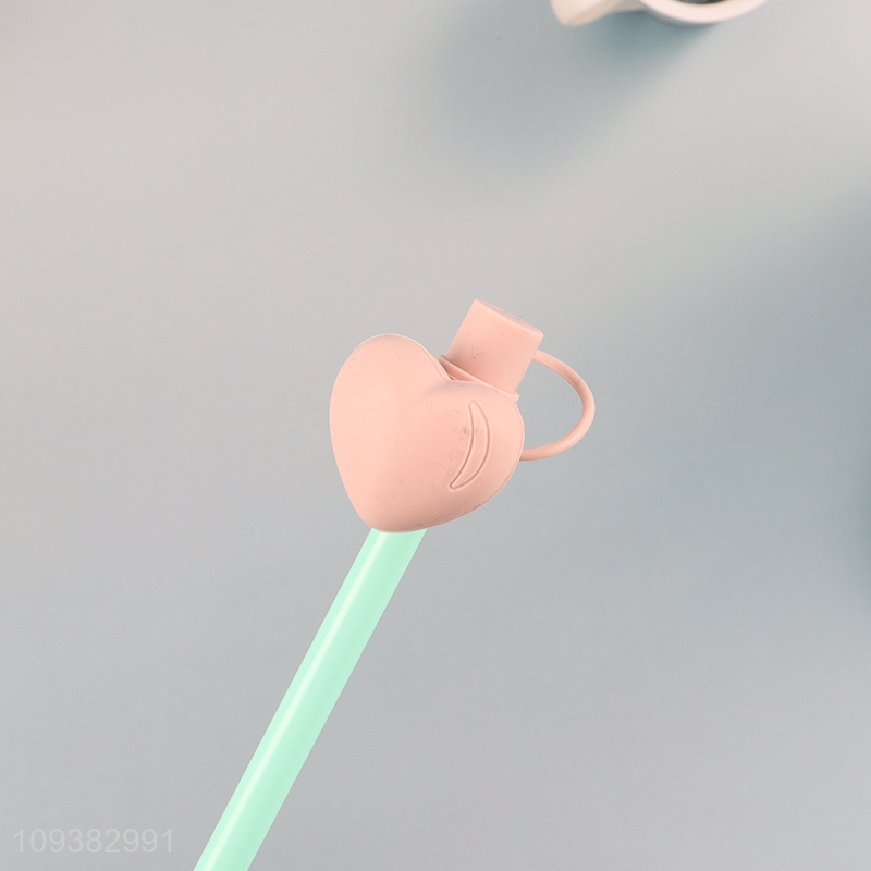 high quality Rainbow Foam Bead Water Bottle with straw
