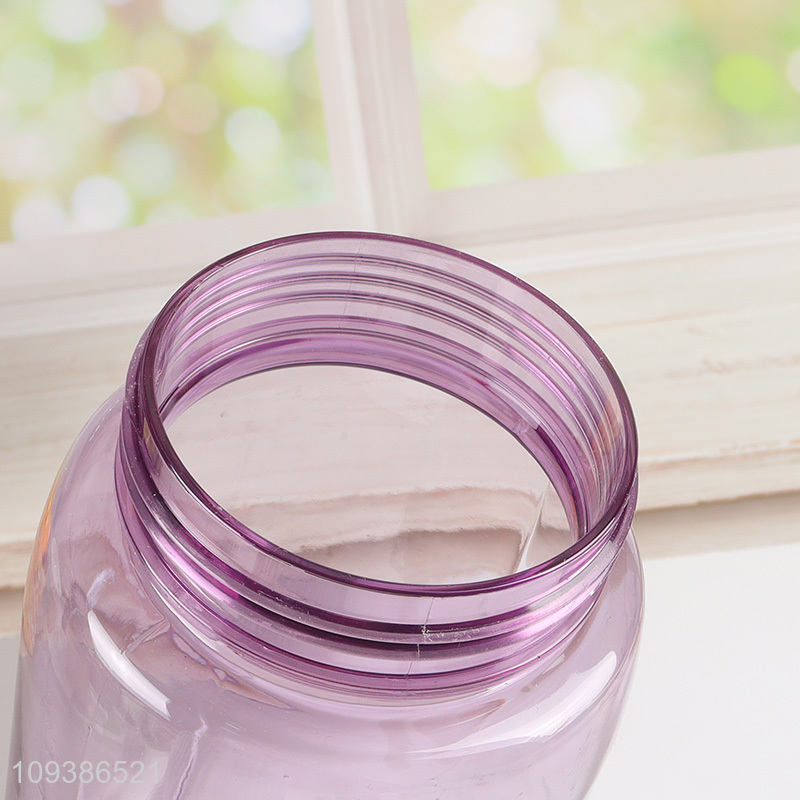 China factory plastic water bottle drinking bottle with handle