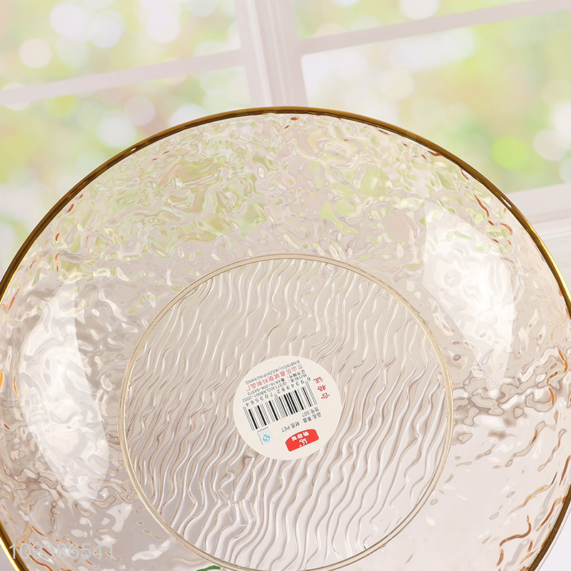 New product round plastic fruits plate for household