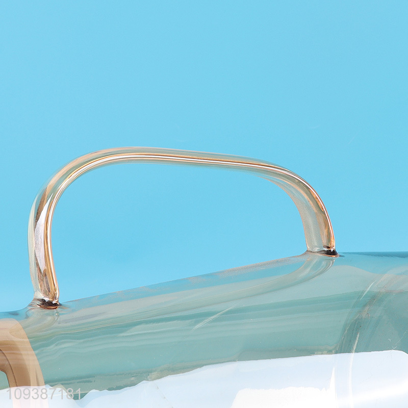 Factory supply glass water jug tea pot with handle