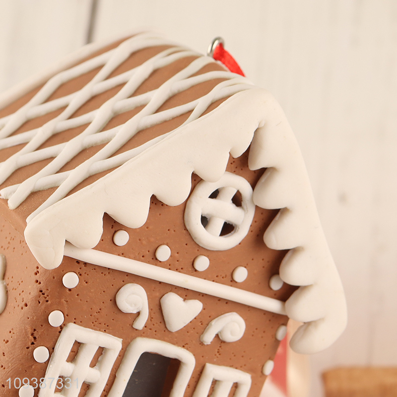 China wholesale gingerbread house ornament for Christmas decoration