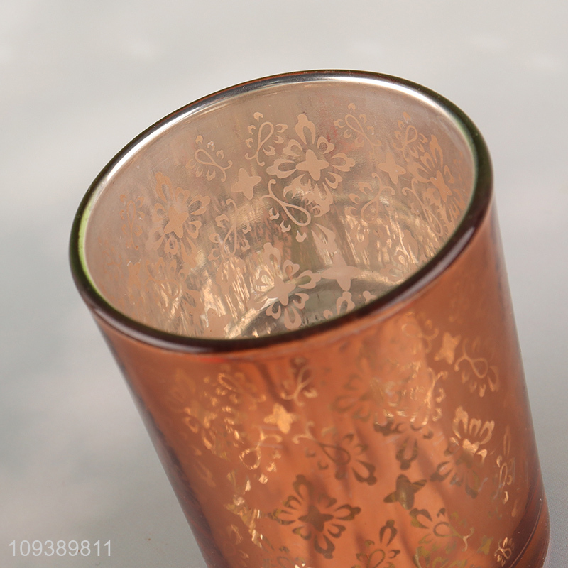 Good quality glass candle jar holder candle cup