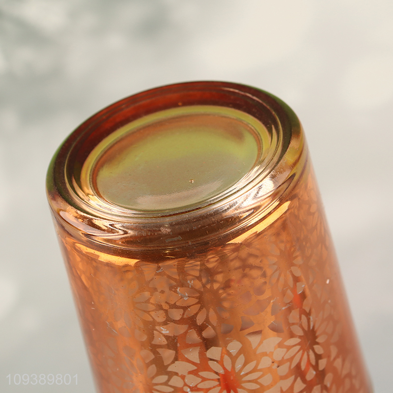 Good selling glass candle jar holder for tabletop decor