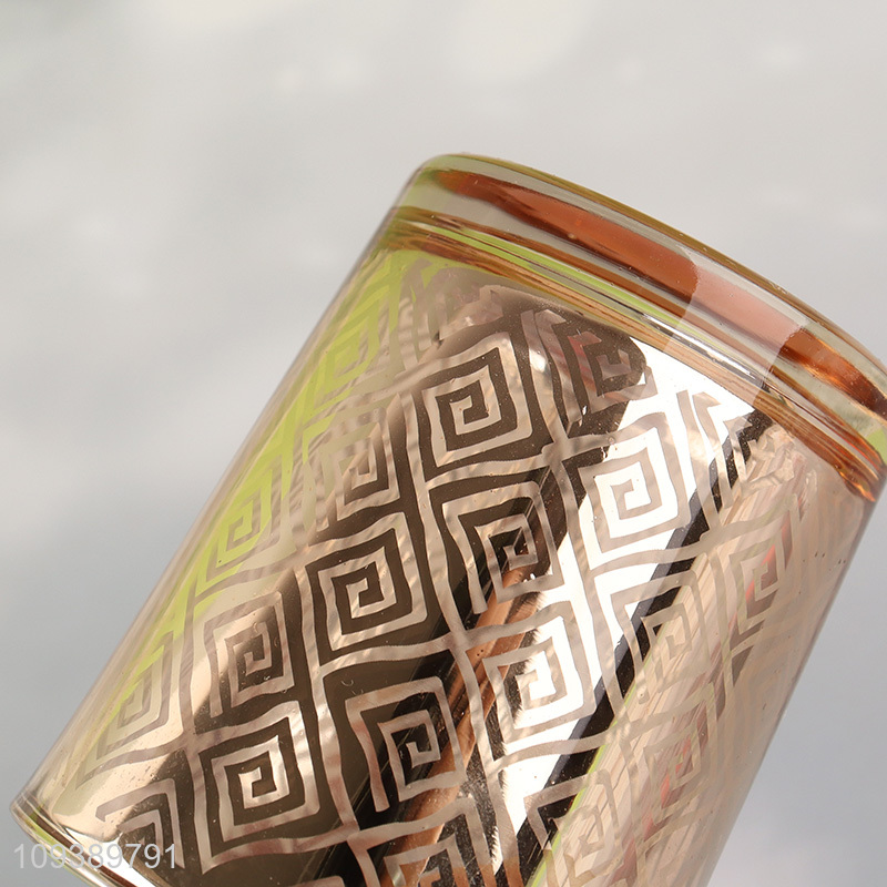Top sale home decor glass candle jar holder
