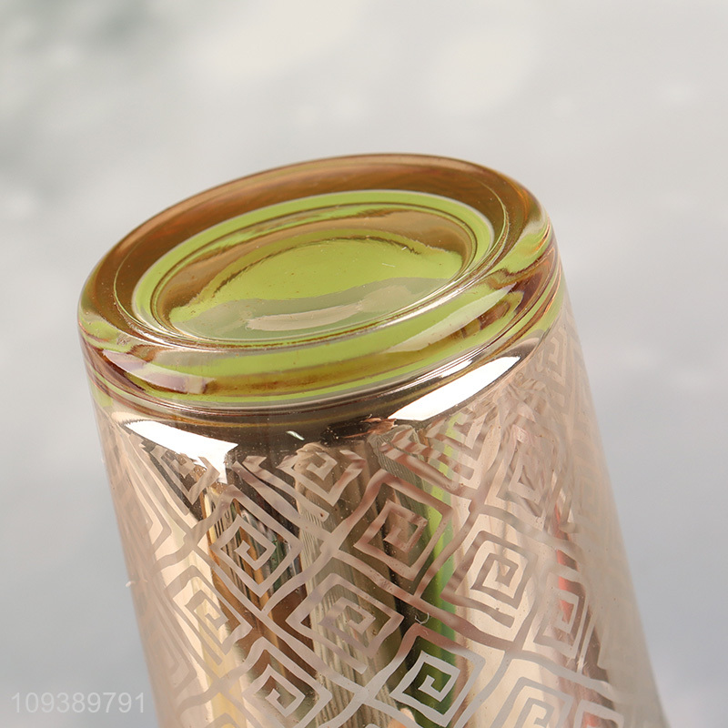 Top sale home decor glass candle jar holder