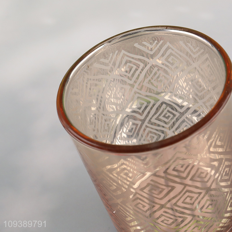 Top sale home decor glass candle jar holder