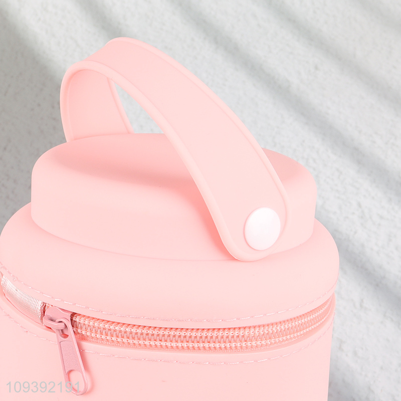 New product portable silicone makeup bag cosmetic bag