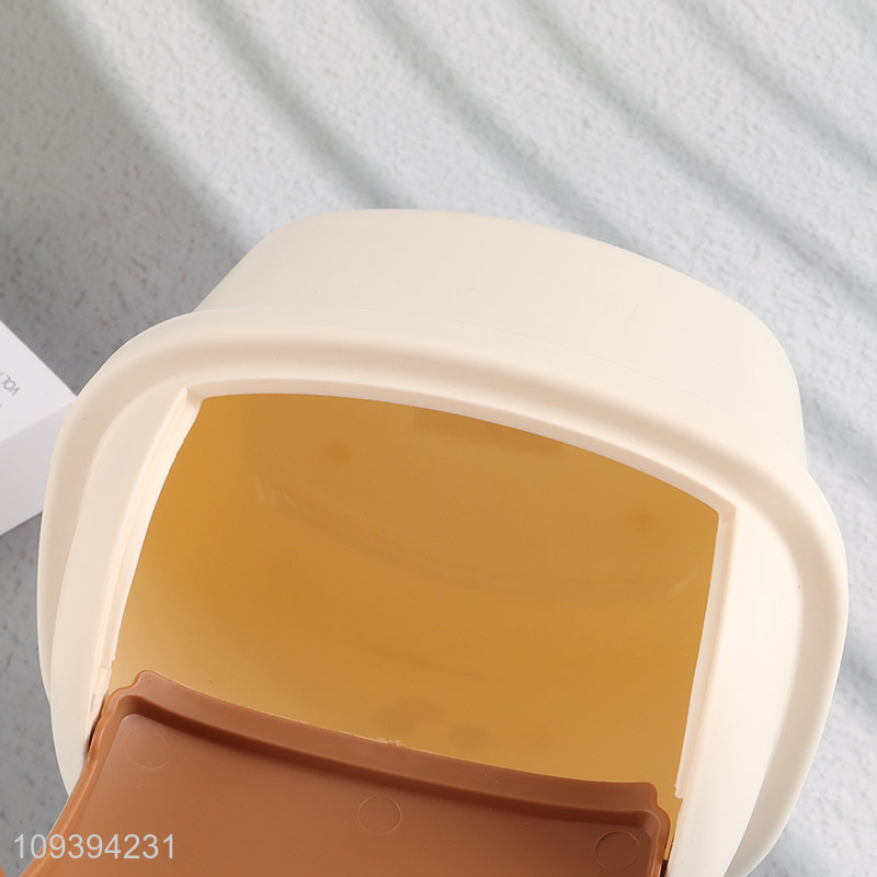 China wholesale mini plastic trash bin for bedroom
