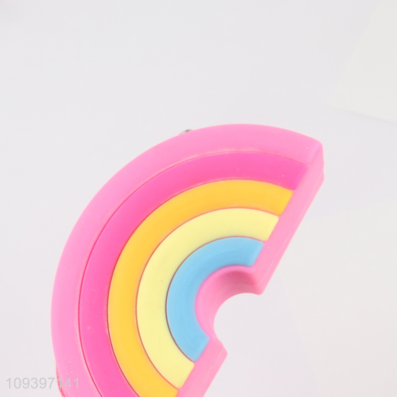 Latest products   rainbow shape silicone coin purse