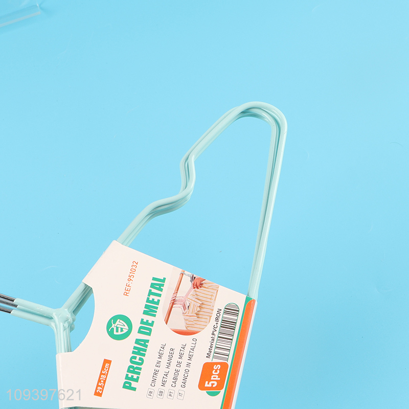 Factory price 5pcs clothes hangers set for household
