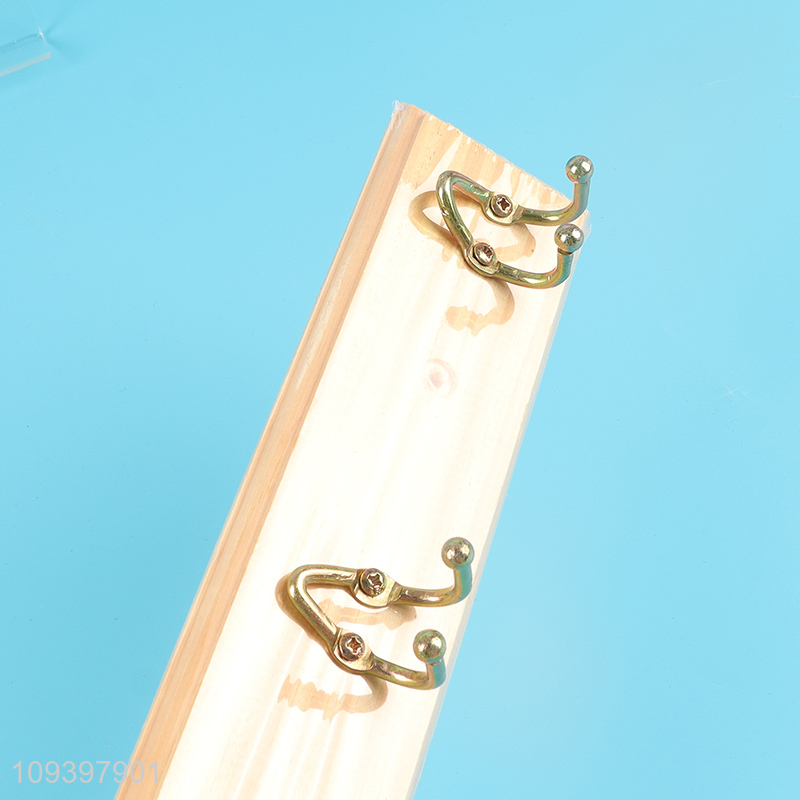 Top products wooden coat hook row hook