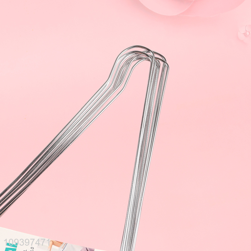 New arrival 10pcs metal clothes hangers
