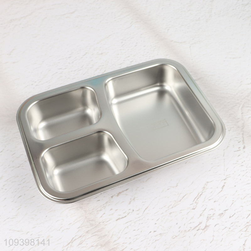 New arrival  3-compartment stainless steel lunch box