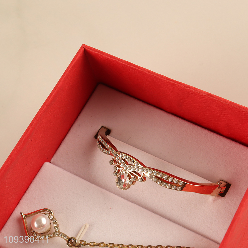 Top selling women gifts watch necklace bracelet set