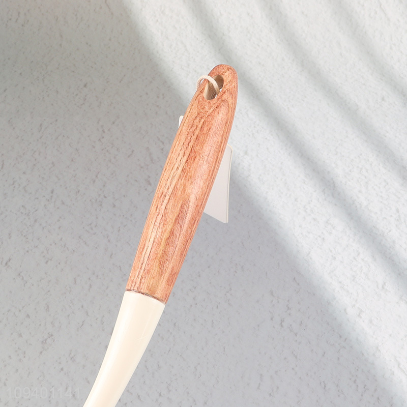 Low price bathroom accessories wooden handle toilet brush