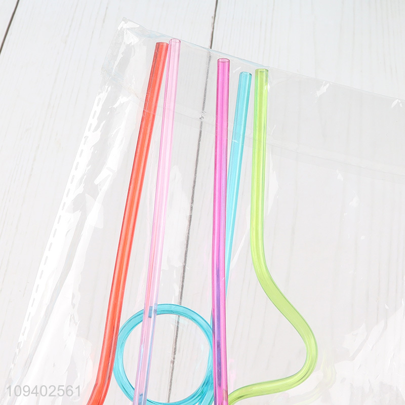 Factory direct sale 5pcs juice drinking straw