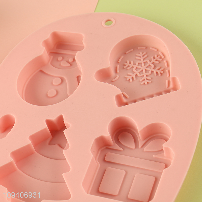 Good selling Christmas series silicone cake mold