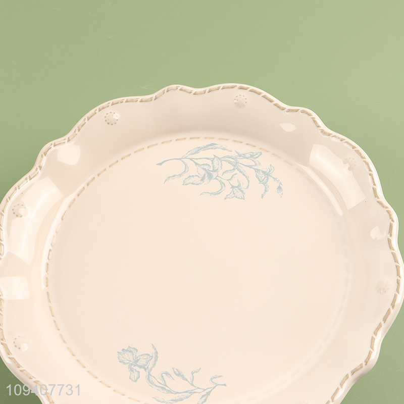 Online wholesale home restaurant ceramic tableware plate